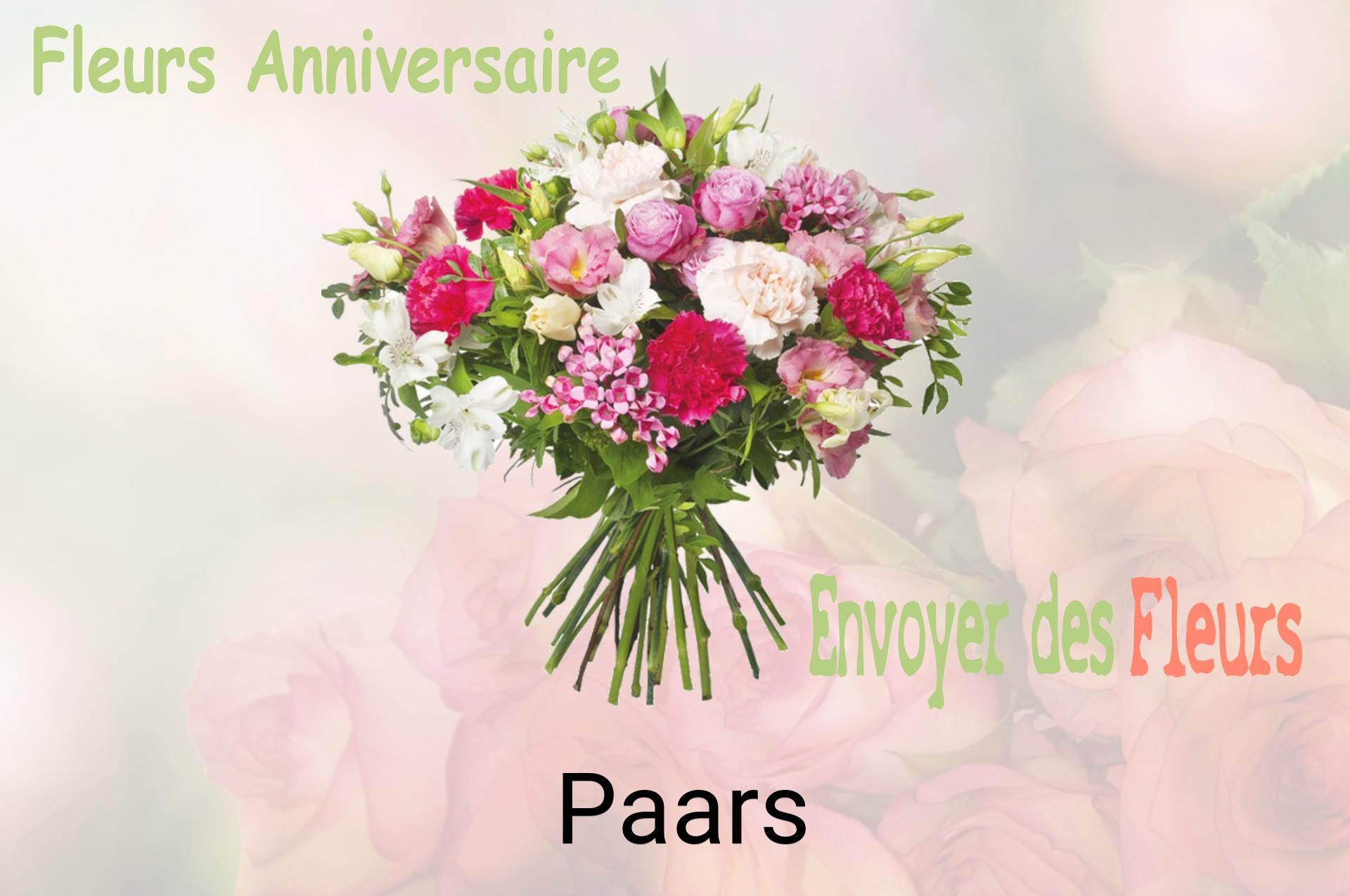 Bouquet de fleurs d’anniversaire livré à Paars